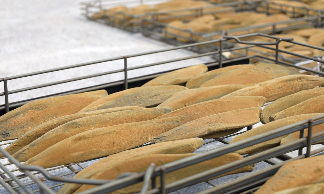 古事記の時代では天日乾燥のみだったようです。。